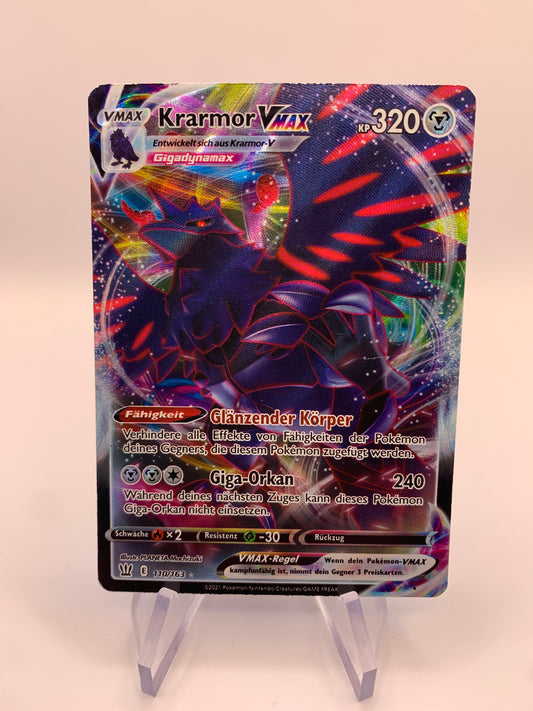 Pokémon Karte Vmax Krarmor 110/163 Deutsch