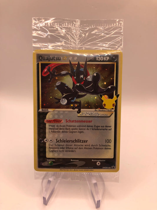 Pokemon Karte OVP Promo Gold Star Quajutsu SWSH144 Deutsch