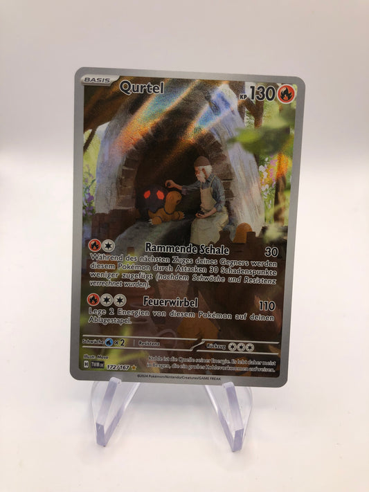 Pokemon Karte Art-Rare Qurtel 172/167 Deutsch