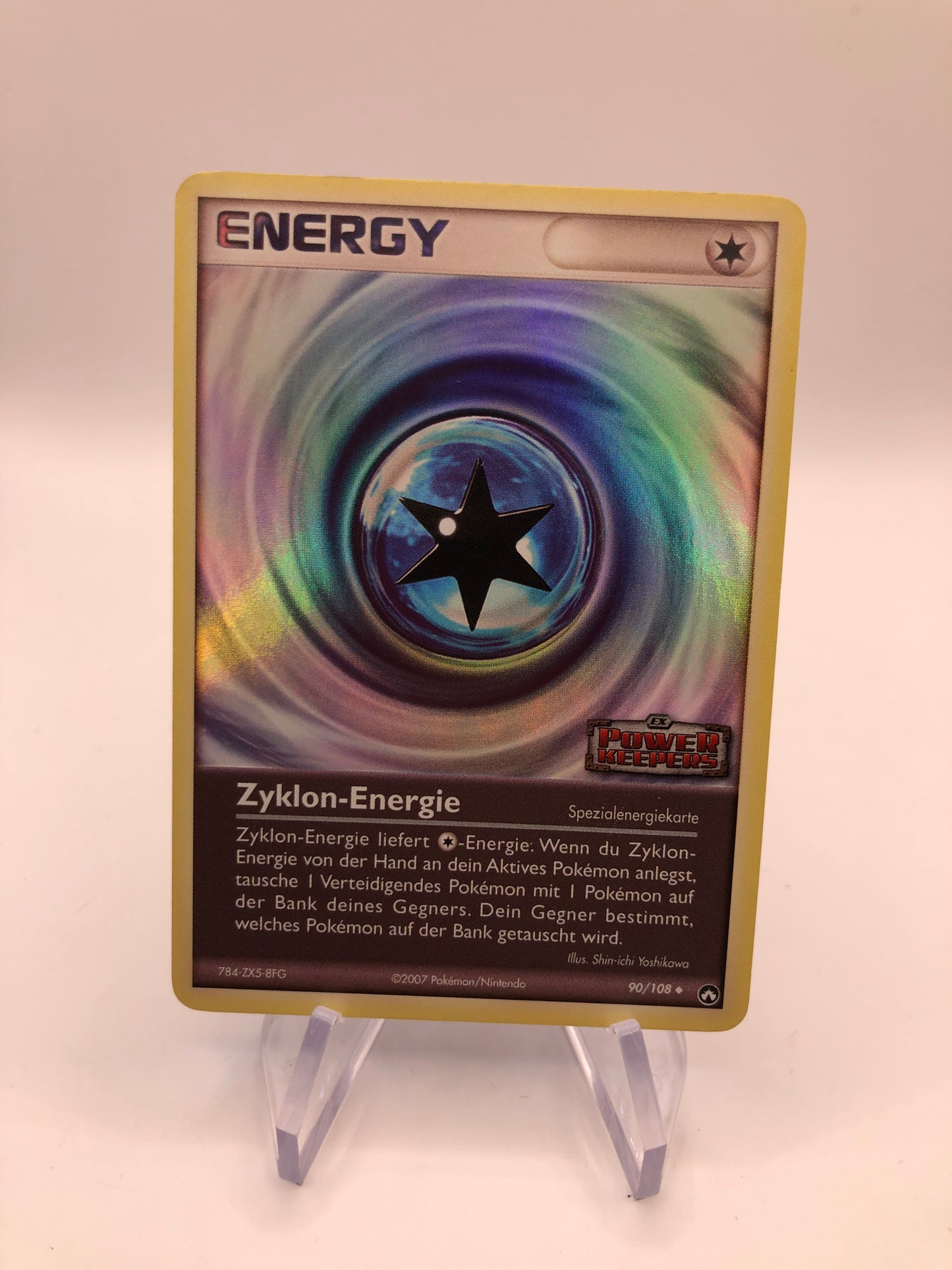 Pokemon Karte Revers Stamp Energy 90/108 Deutsch