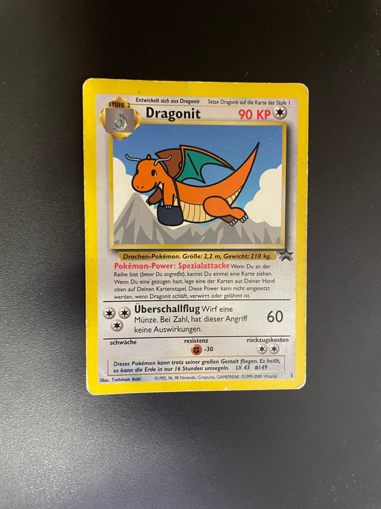 Pokemon Karte Promo Dragonit 5 Deutsch