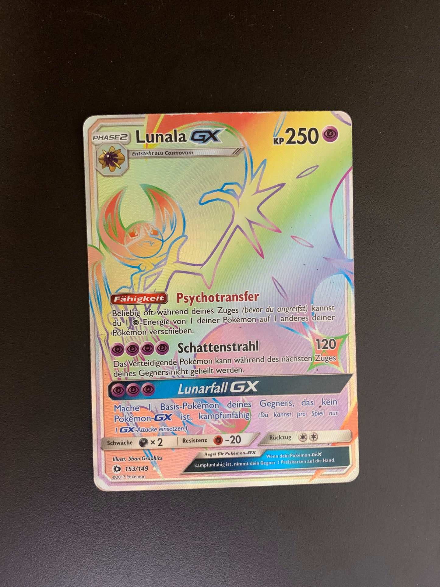 Pokemon Karte Gx Rainbow 153/149 Deutsch