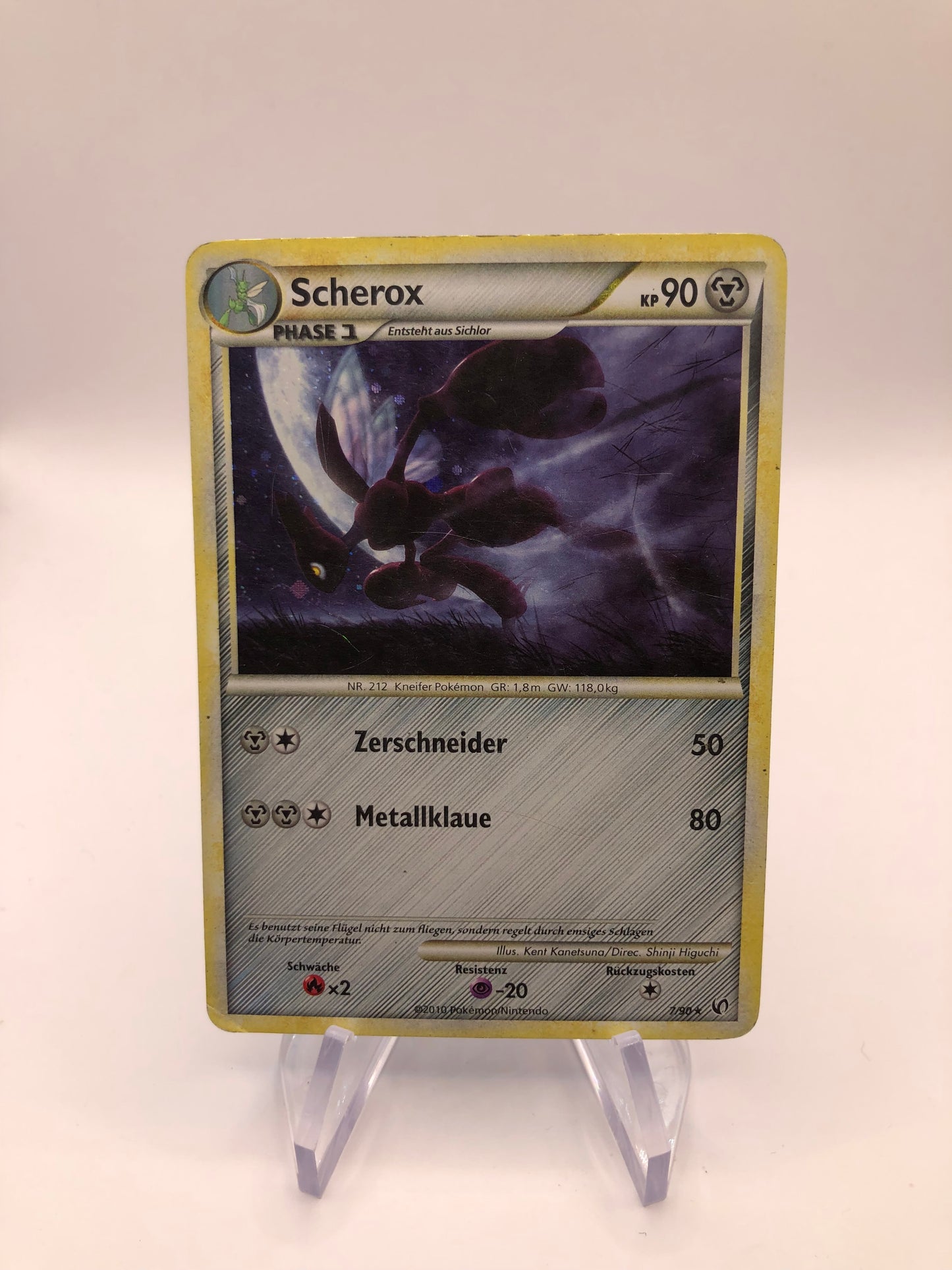 Pokemon Karten Holo Scherox 7/90 Deutsch