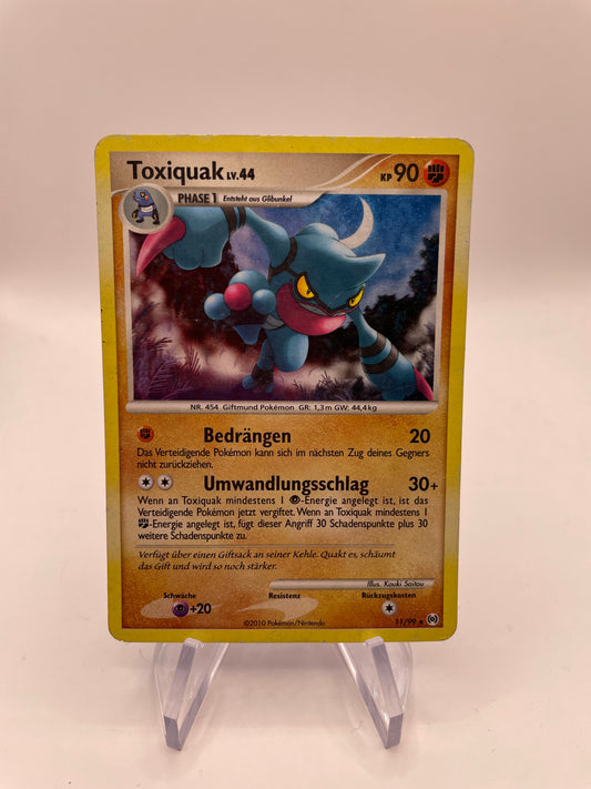 Pokemon Karte Holo Toxiquak 11/99 Deutsch