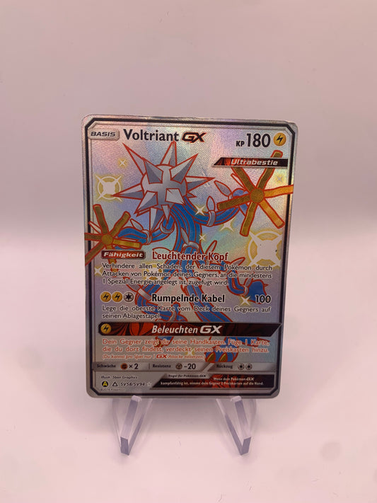 Pokemon Karte GX Fullart Voltriant SV58/SV94 Deutsch