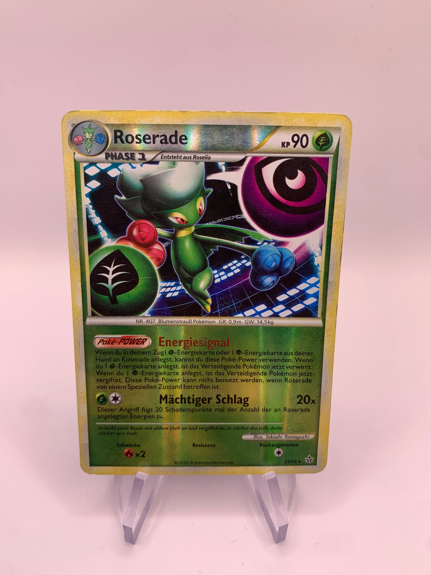 Pokemon Karte Reverse Roserade 23/95 Deutsch