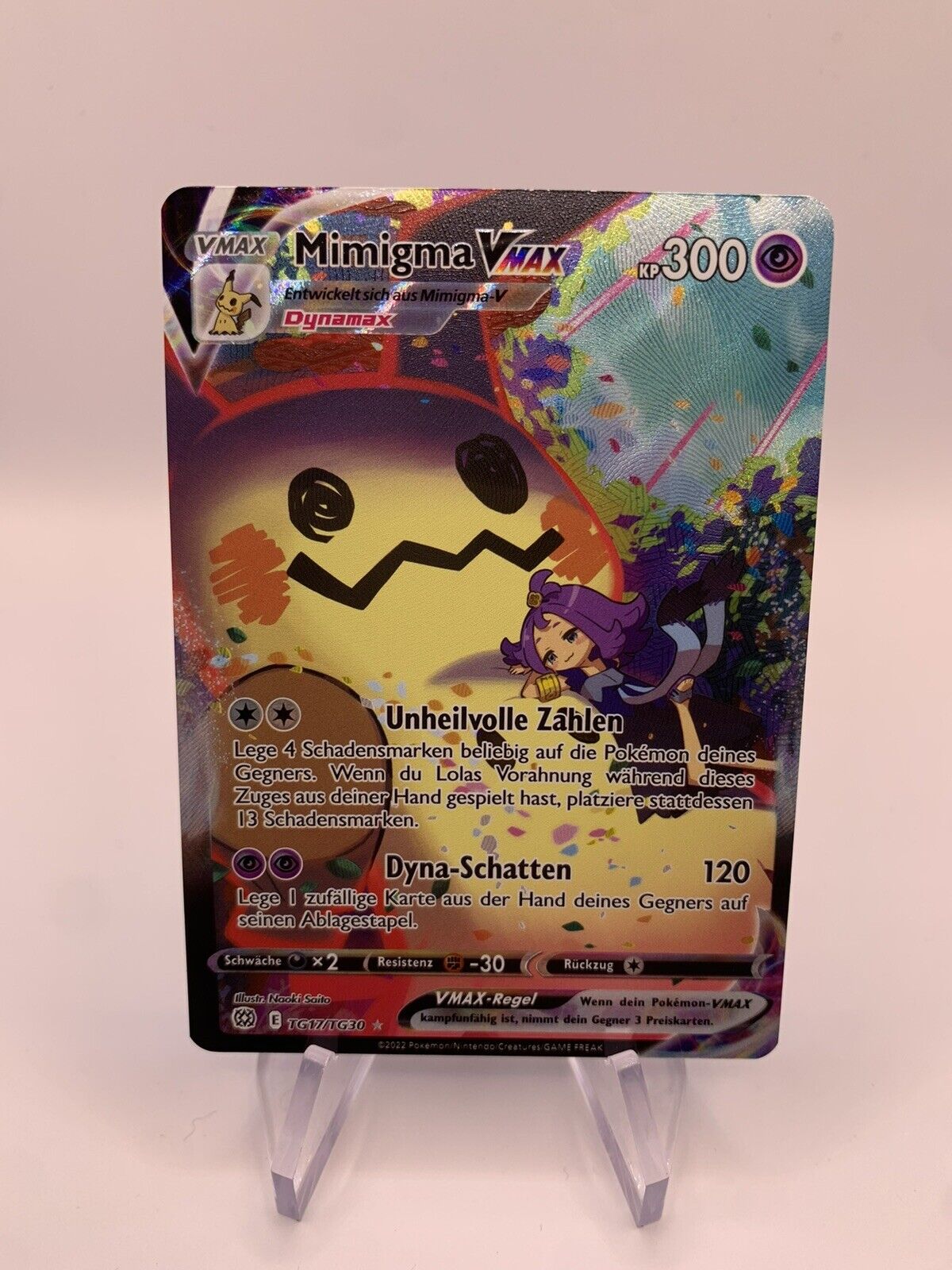 Pokemon Karte Alt-Art Vmax Mimigma TG17/TG30 Deutsch