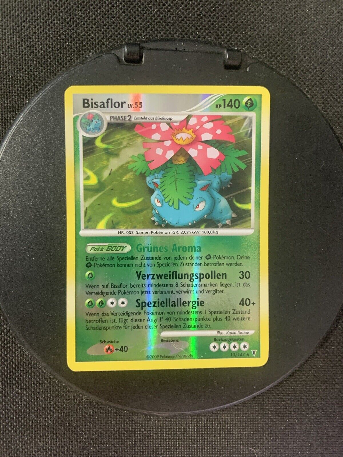 Pokemon Karte Revers Bisaflor 13/147 Deutsch