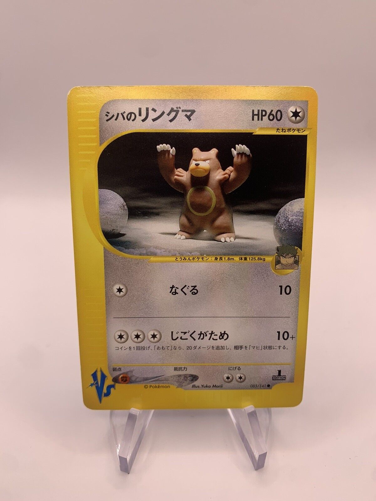 Pokemon Card Versus Ursaring 85141 Japanese