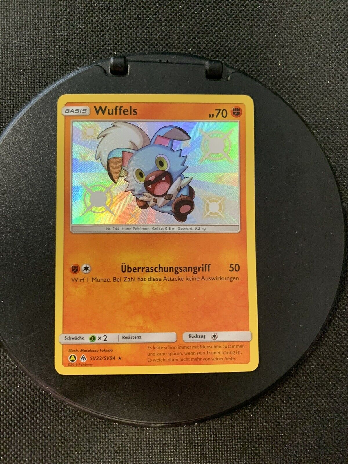 Pokemon Karte Shiny Wuffels SV23/SV94 Deutsch