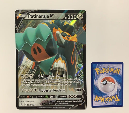 Pokemon Karte V Promo XXL Pantinaraja SWSH030 Deutsch