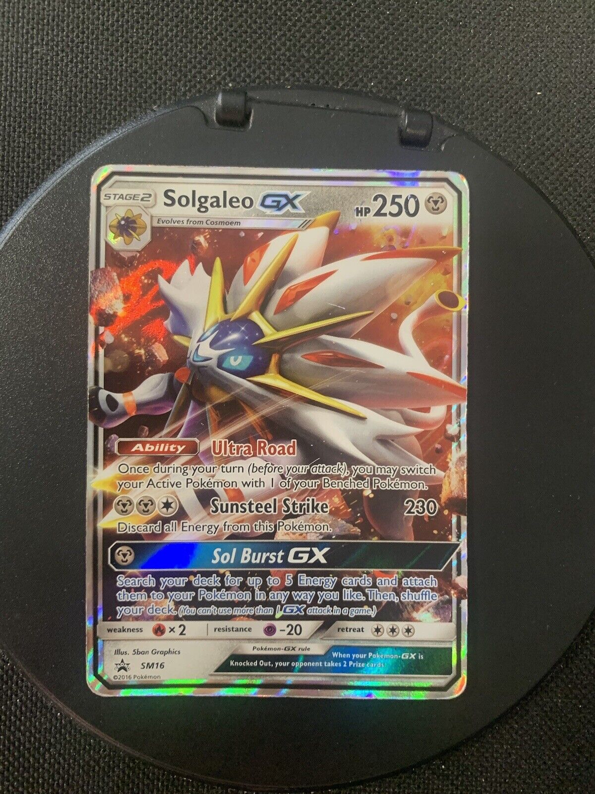 Pokemon Karte GX Promo Solgaleo SM16 Englisch