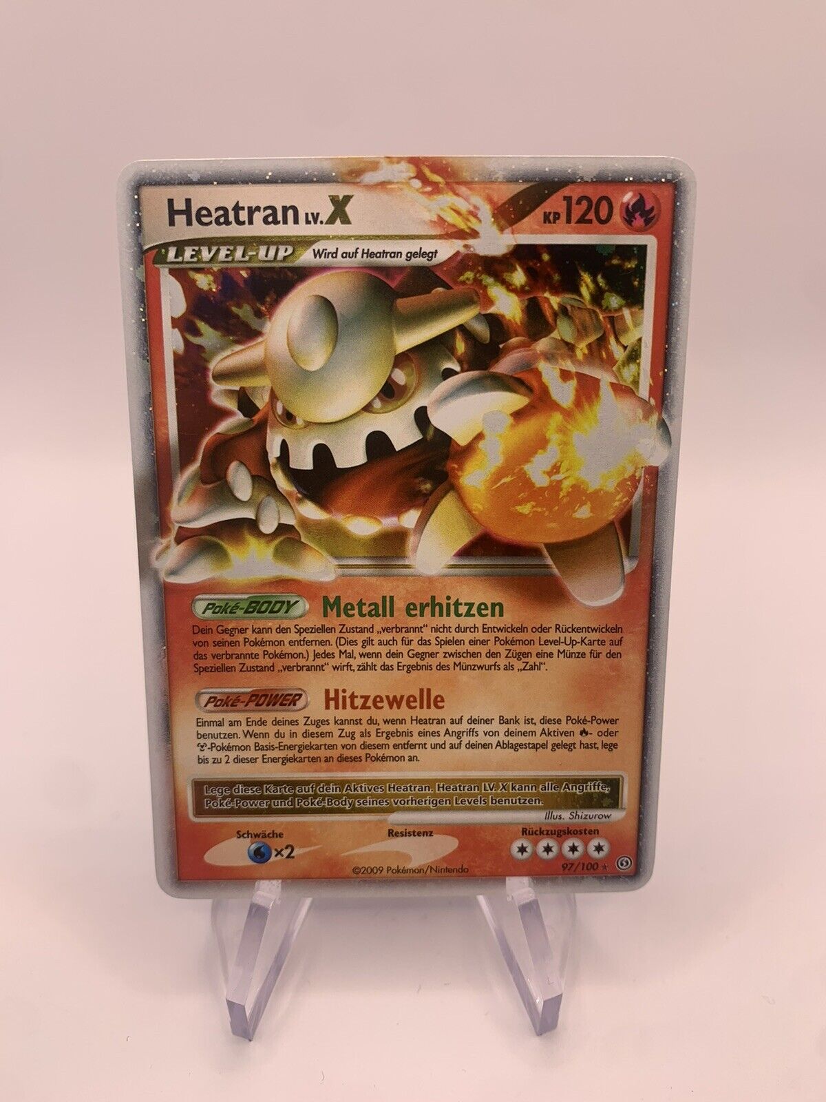 Pokemon Karte Lv X Heatran 97/100 Deutsch