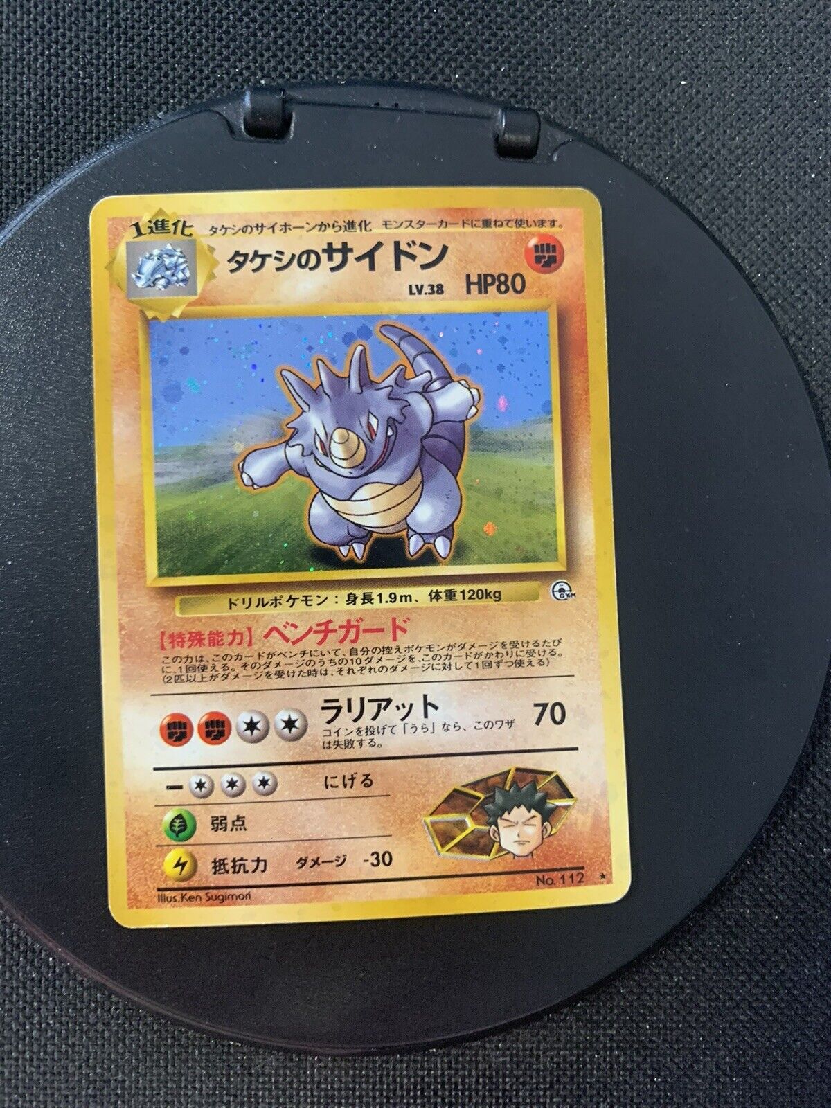 Pokemon Karte Holo Rizeros Japanisch No.112