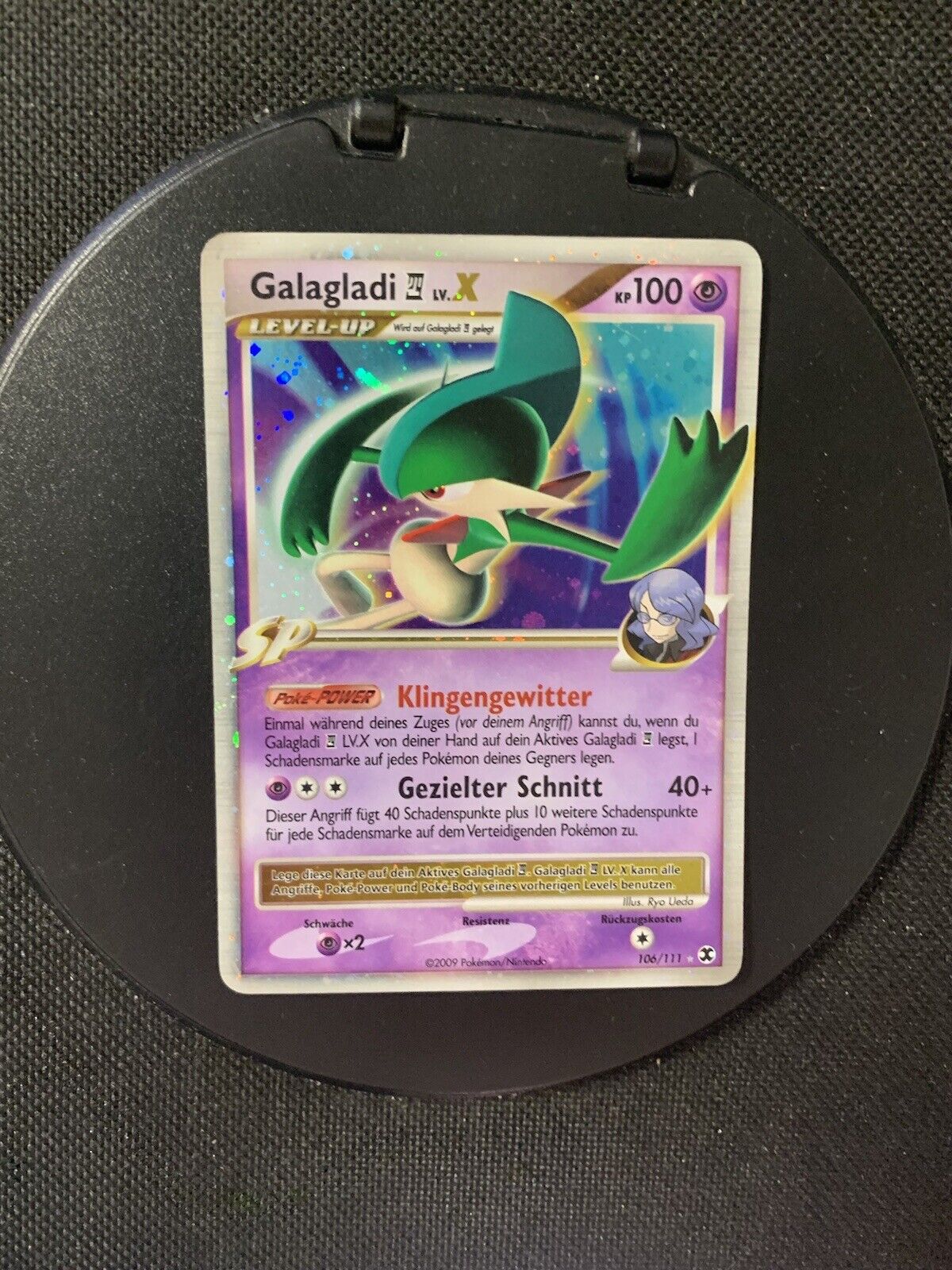 Pokemon Karte Holo Lv.X Galagladi 106/111 Deutsch