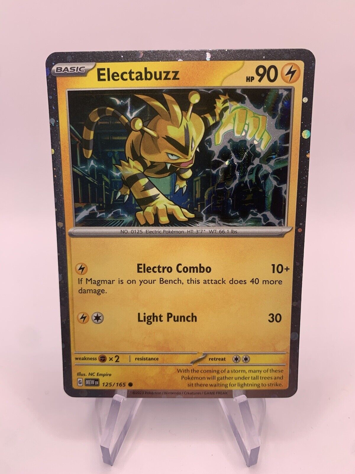 Pokmon Karte Holo Electek 125165 Englisch