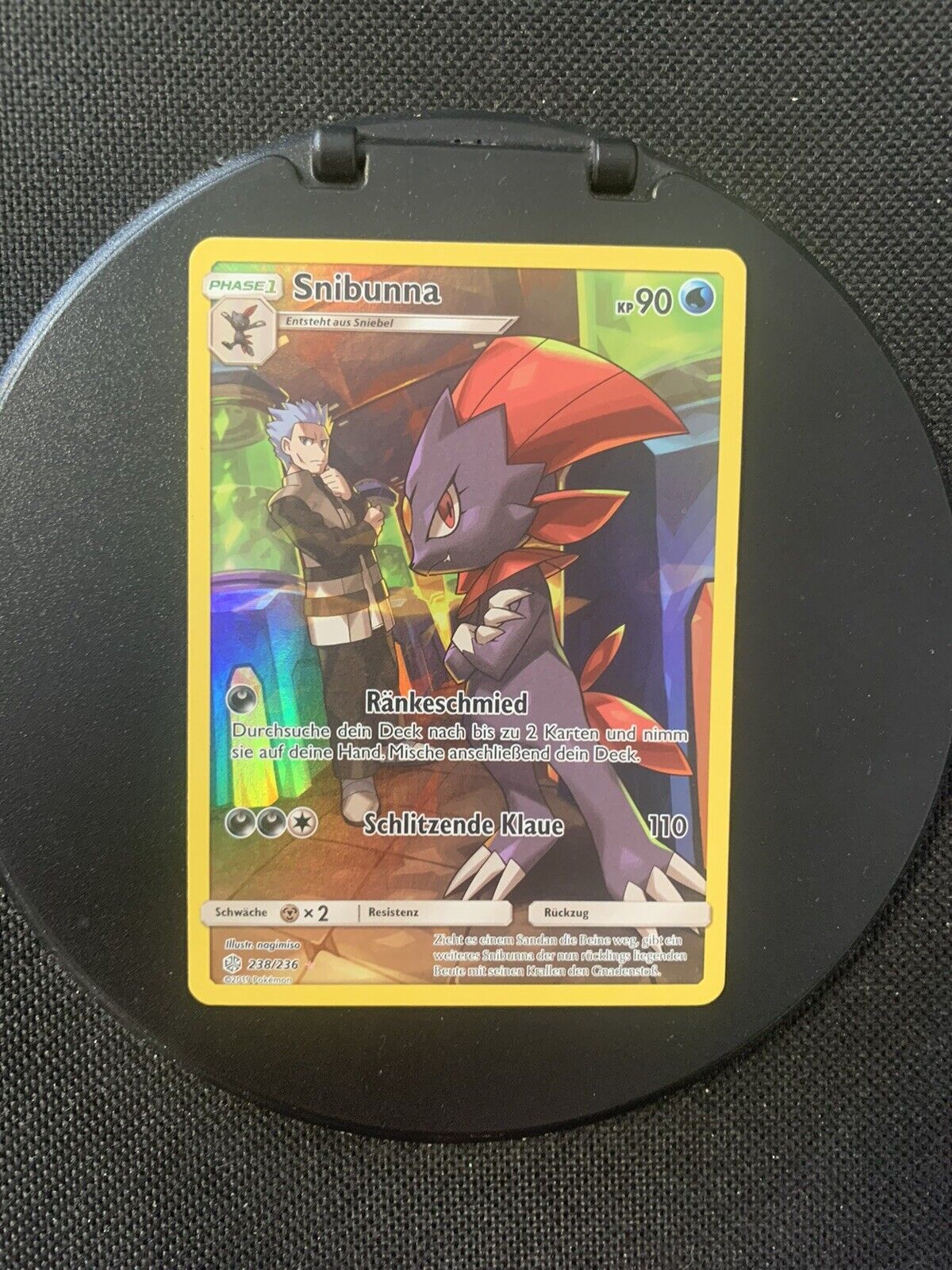 Pokemon Karte Art-Rare Snibunna 238/236 Deutsch