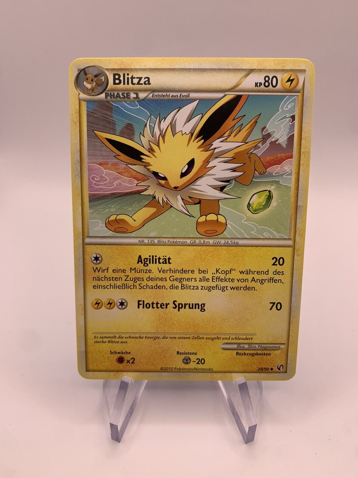 Pokemon Karte Blitza 2890 Deutsch