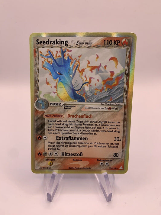 Pokemon Karte Holo Delta  Seedraking 10/110 Deutsch