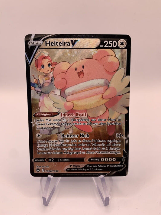 Pokemon Karte V Alt-Art Heiteira TG22/TG30 Deutsch