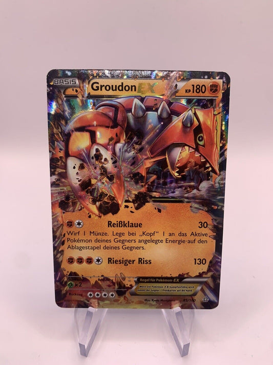 Pokemon Karte Ex Groudon 85/160 Deutsch