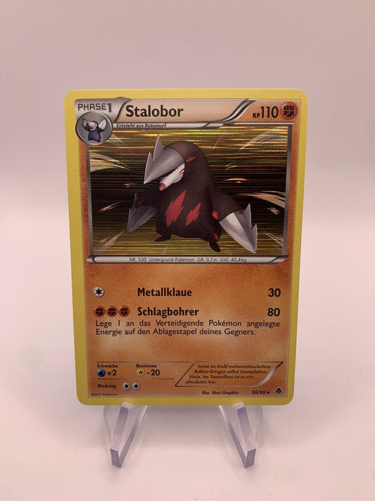 Pokemon Card Holo Stalobor 5698 German