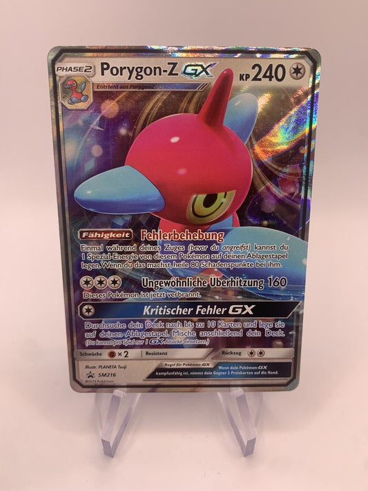 Pokemon Karte GX Promo Porygon-Z SM216 Deutsch