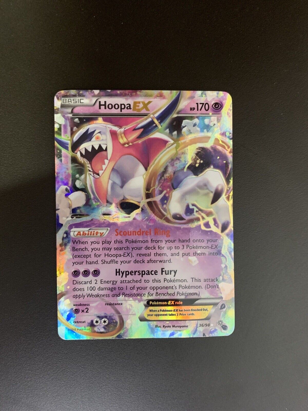 Pokemon Karte EX Hoppa 36/98 Englisch