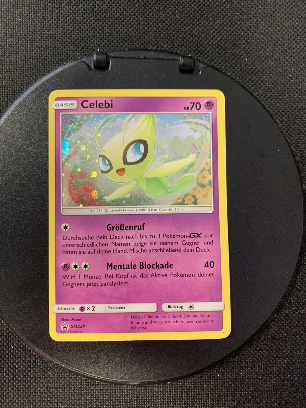 Pokemon Karte Holo Promo Celebi SM224 Deutsch