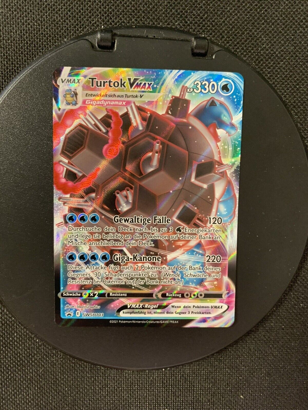 Pokemon Karte Vmax Promo Turtok SWSH103 Deutsch