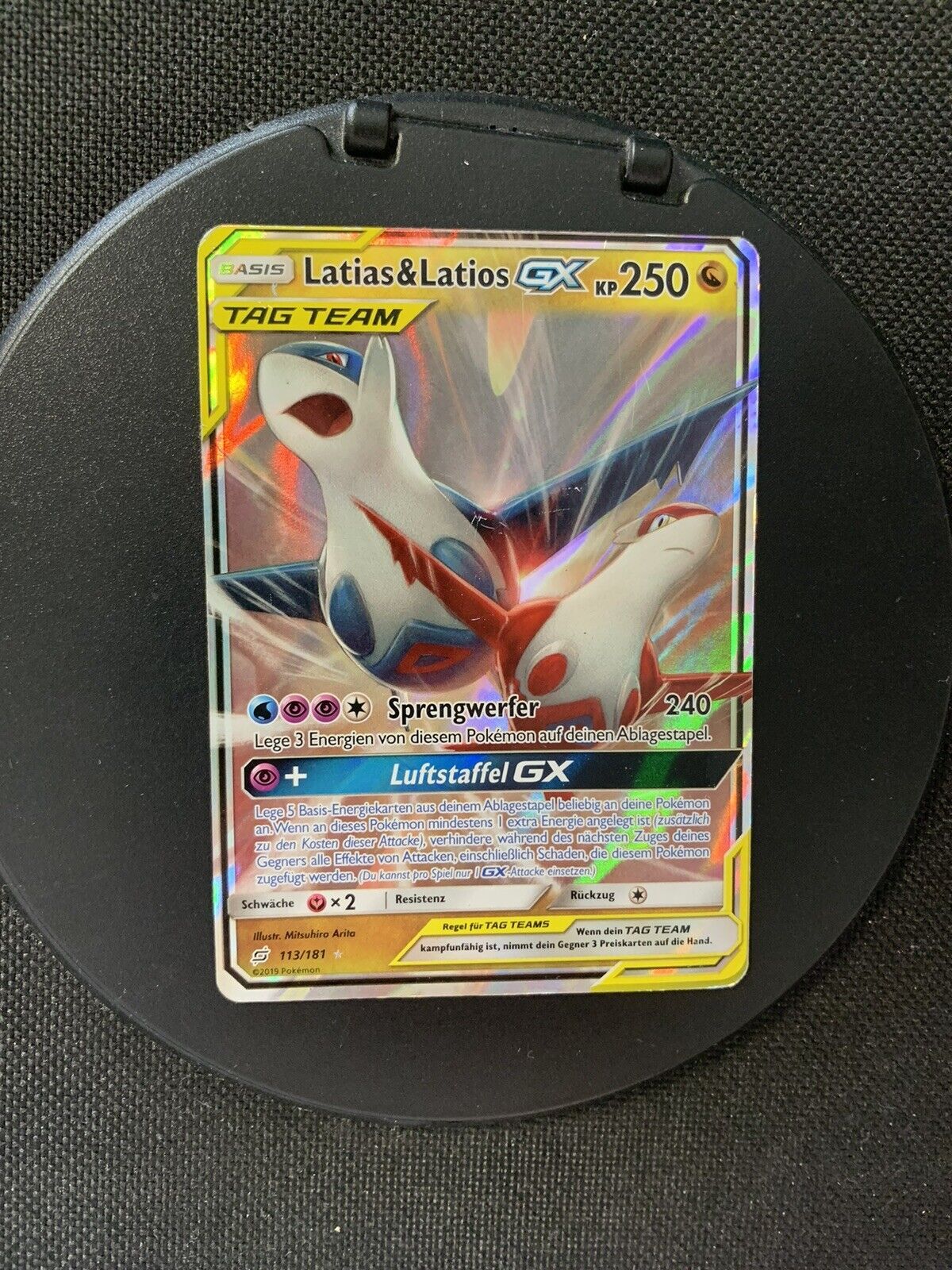 Pokemon Karte Tag Team Latias&Latios 113/181 Deutsch