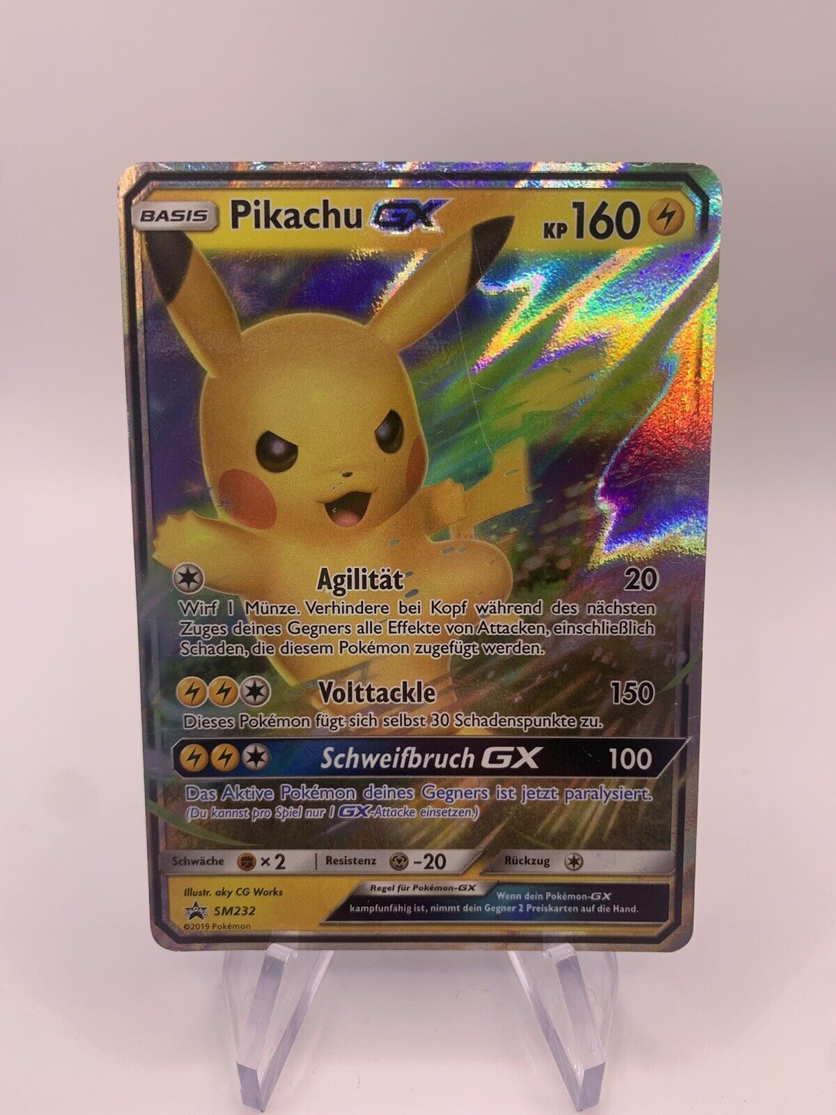 Pokemon Karte Gx Promo Pikachu SM232 Deutsch