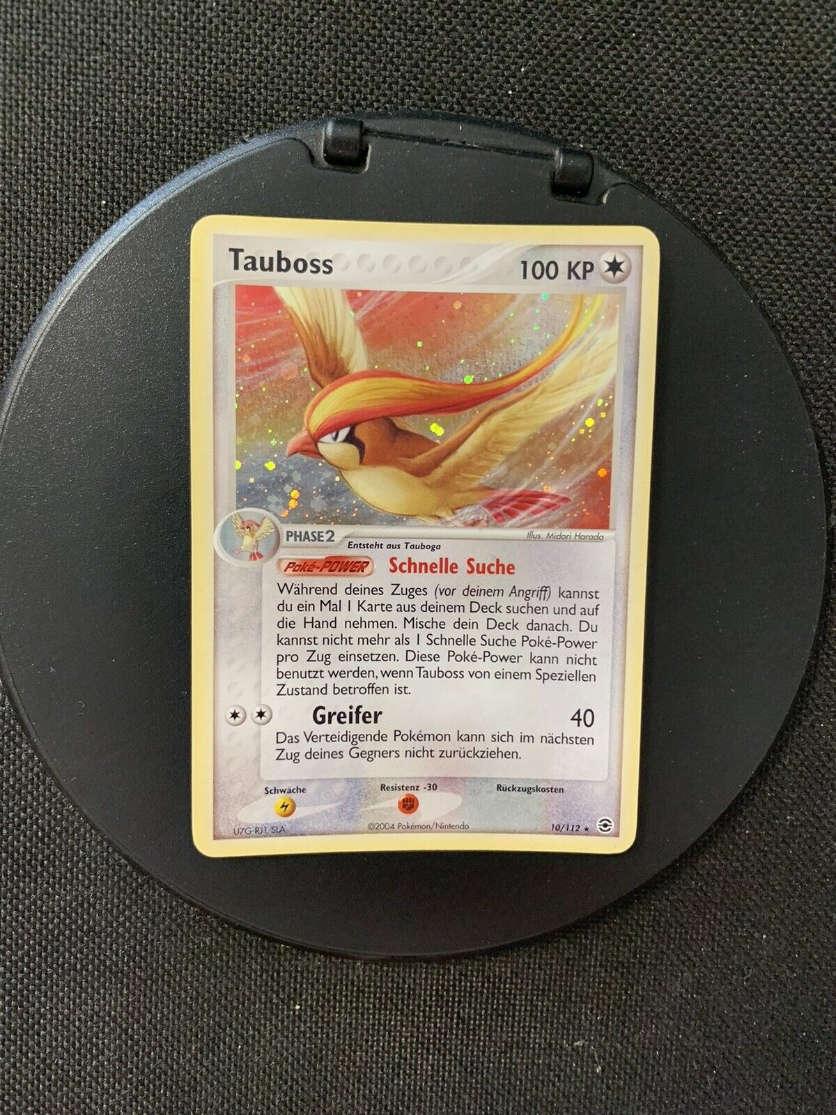 Pokemon Karte Holo Tauboss 10/112 Deutsch