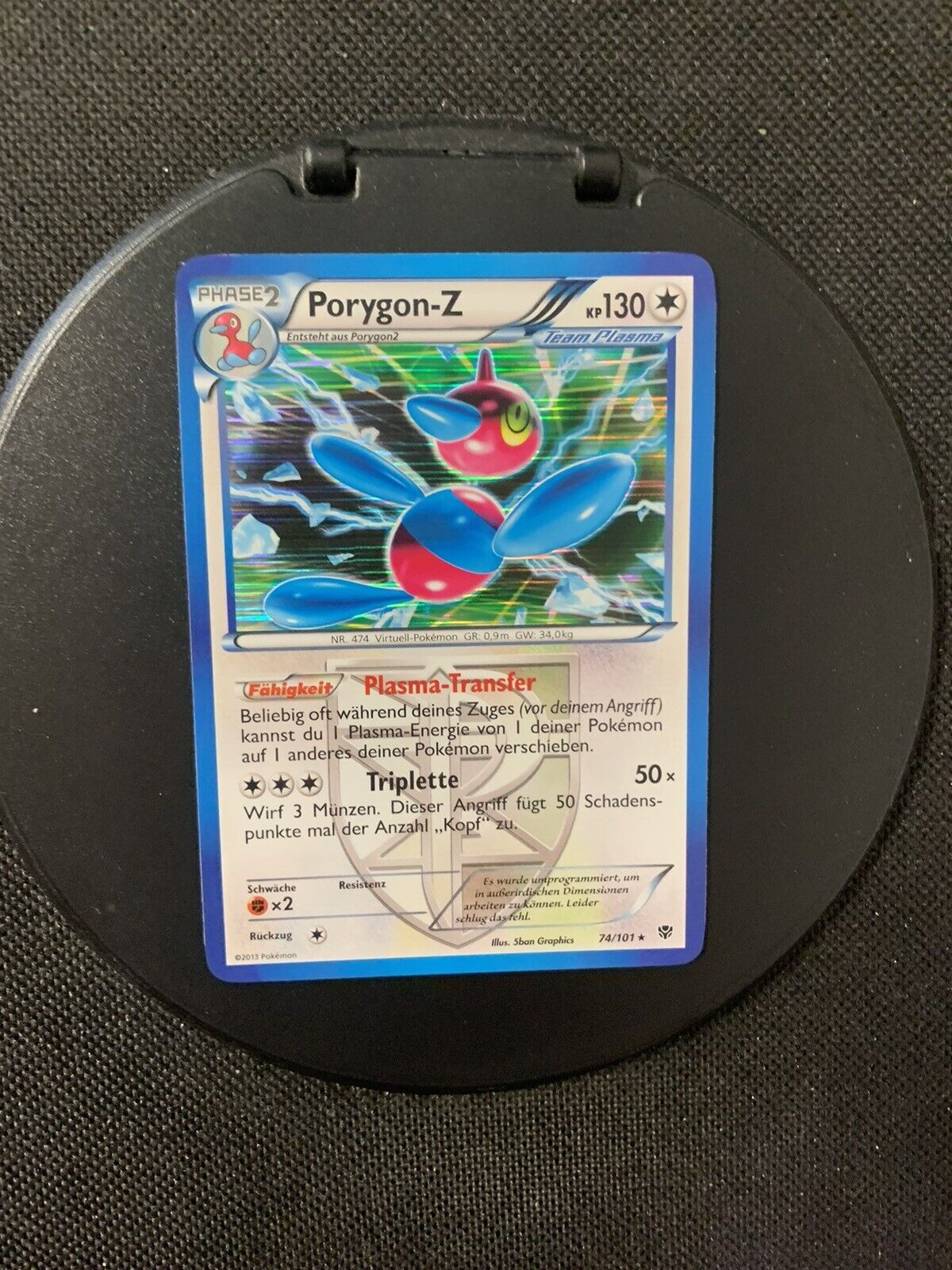 Pokemon Card Holo PorygonZ 74101 German