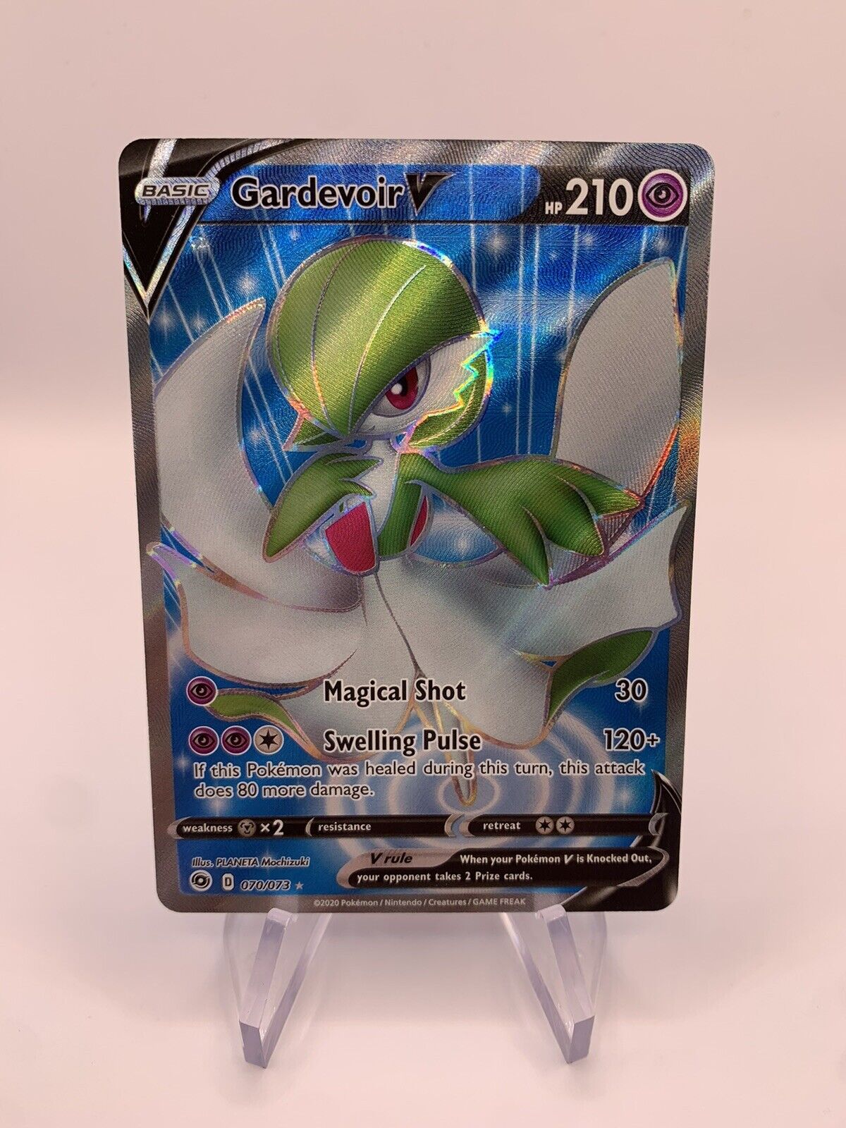 Pokemon Karte V Fullart Gardevoir 70/73 Englisch