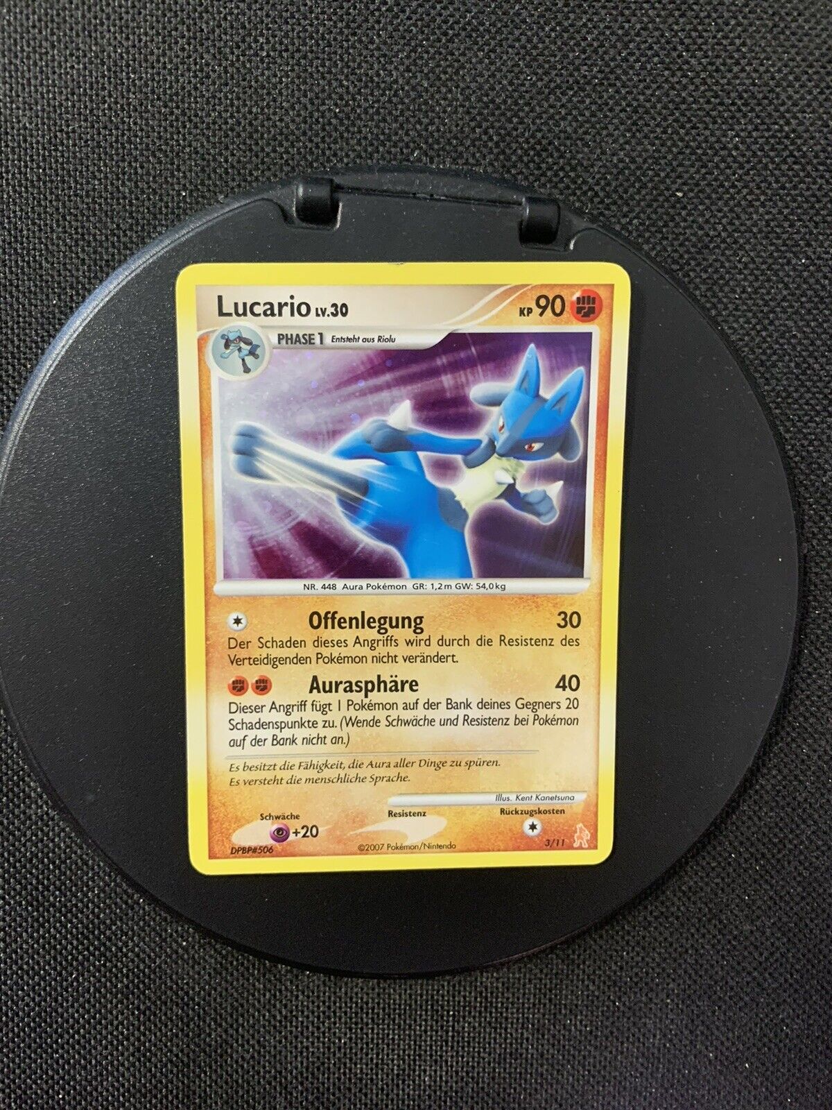 Pokemon Card Holo Lucario 311 German