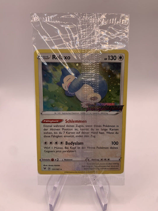 Pokemon Karte OVP Promo Relaxo 131/185 Deutsch