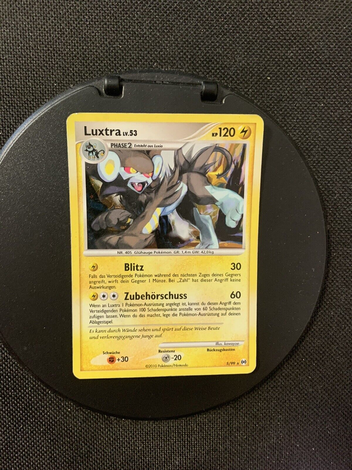 Pokemon Card Holo Luxtra 599 Holo German