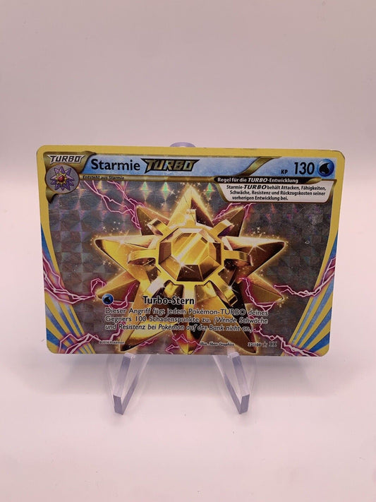 Pokemon Karte Turbo Starmie 32/108 Deutsch