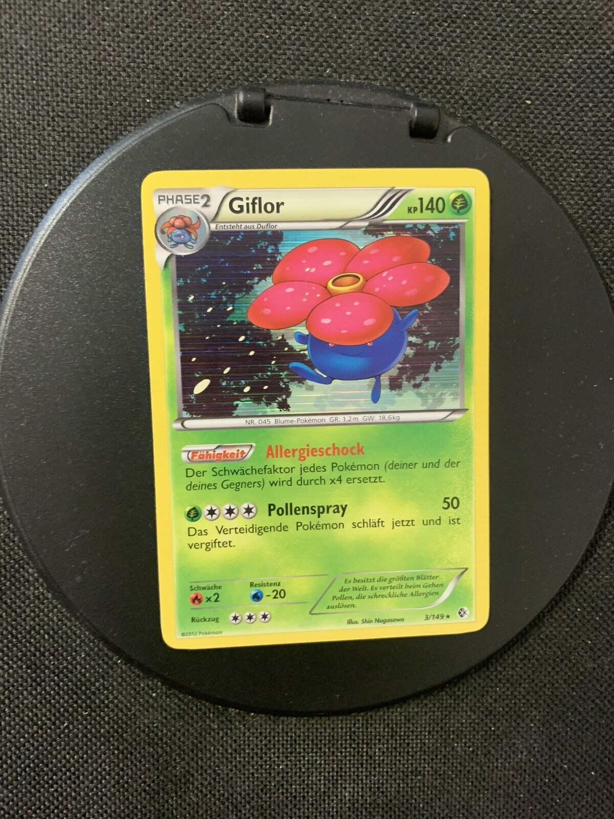 Pokemon Card Holo Giflor 3149 German