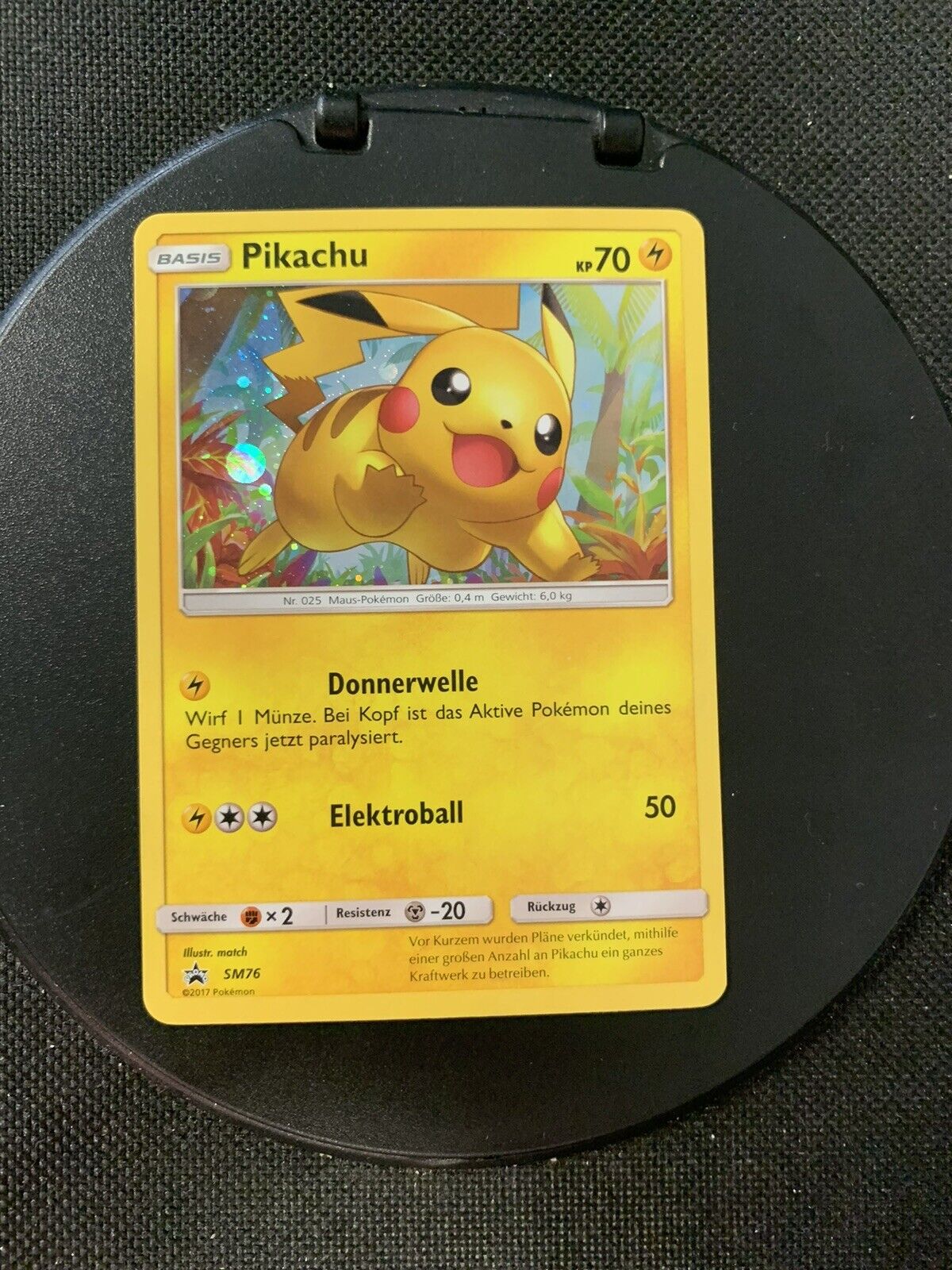 Pokemon Karte Holo Promo Pikachu SM76 Deutsch