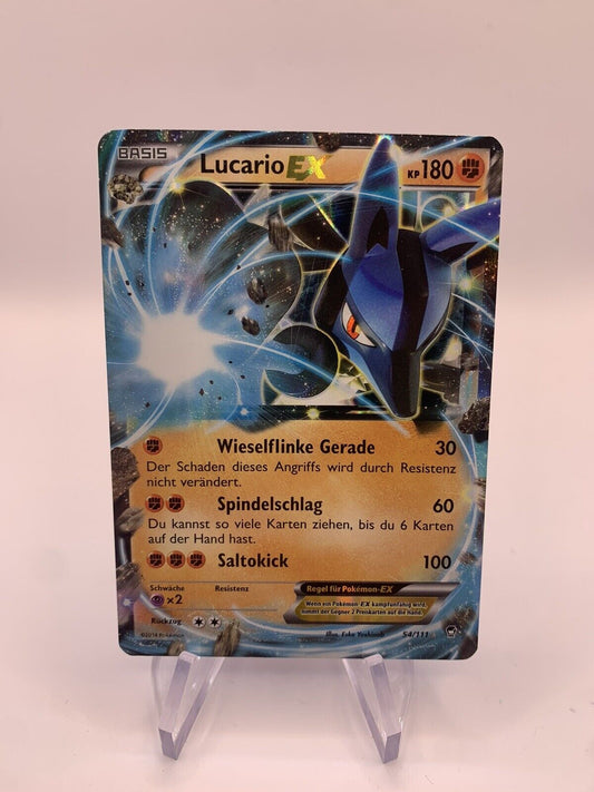 Pokemon Karte Ex Lucario 54/111 Deutsch