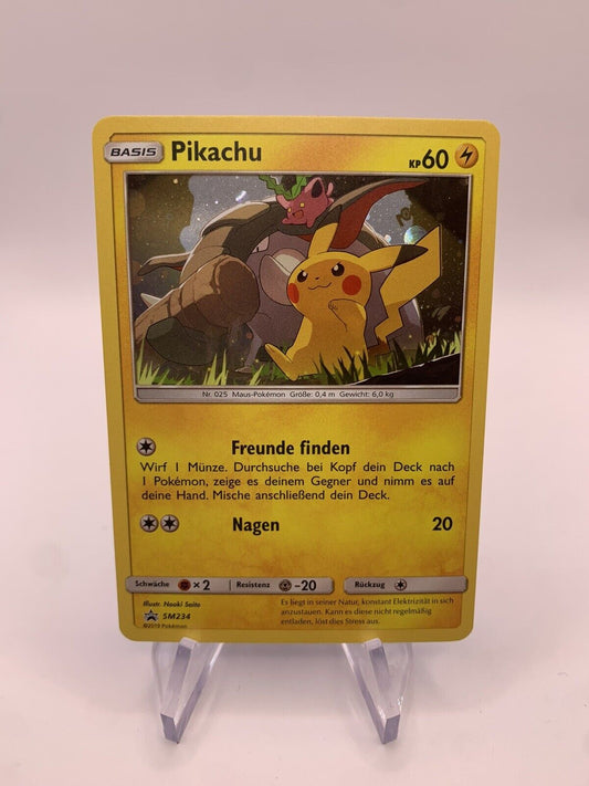 Pokemon Karte Holo Promo Pikachu SM234 Deutsch