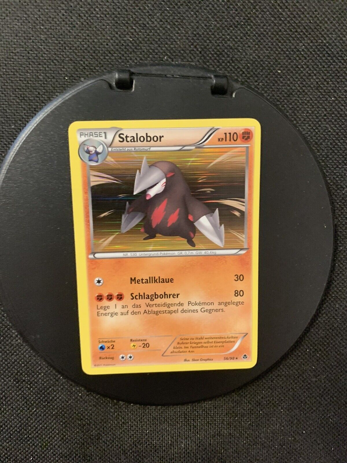 Pokemon Card Holo Stalobor 5698 German