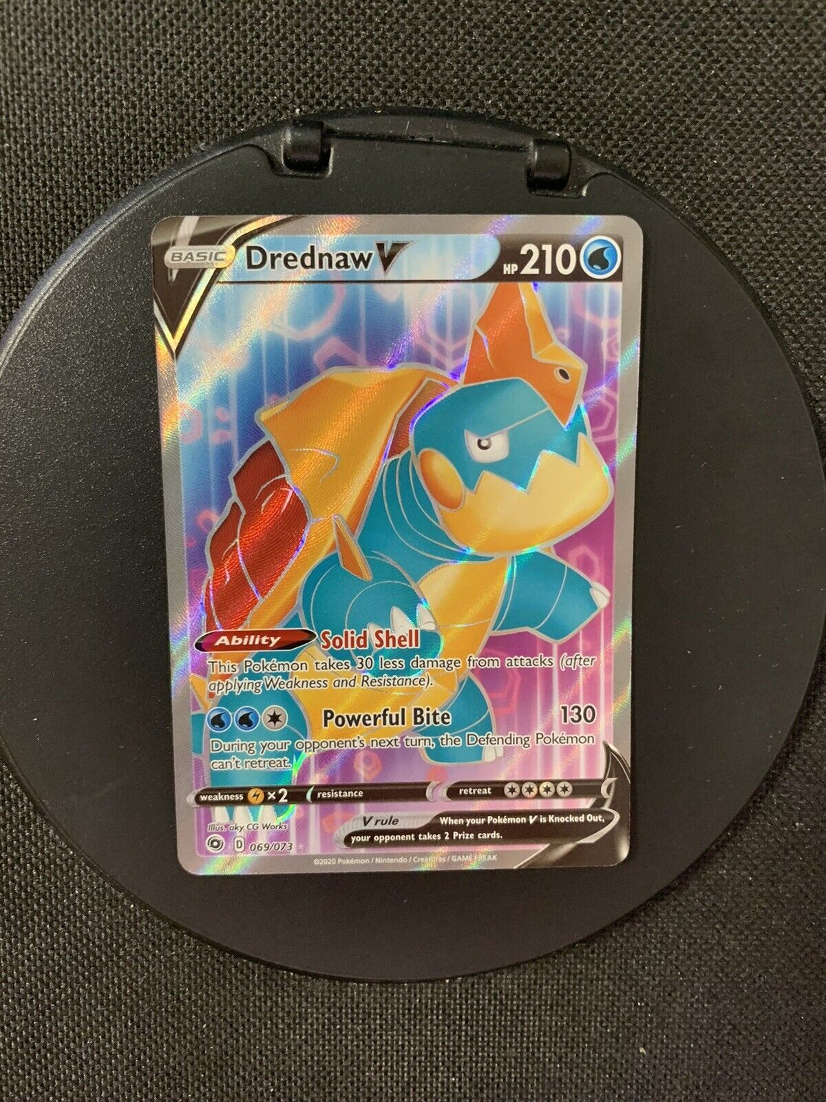 Pokemon Karte V Fullart Kamalm 69/73 Englisch