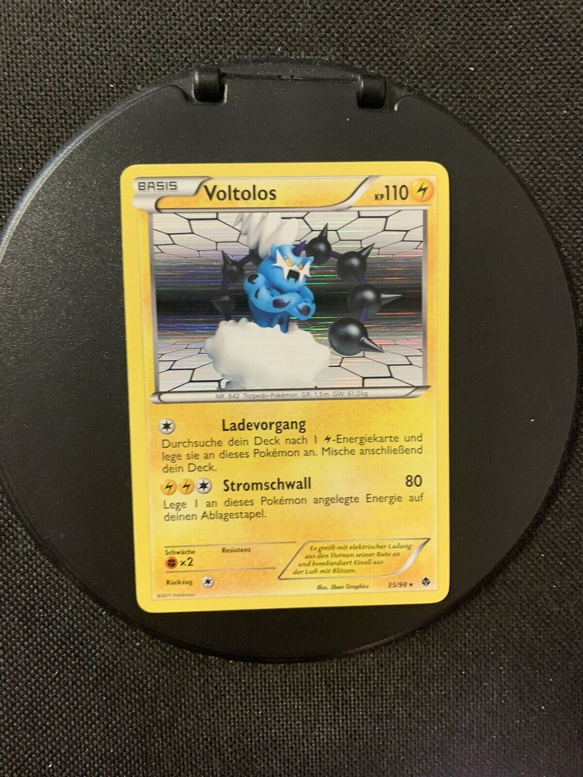 Pokemon Cards Holo Voltolos 3598 German