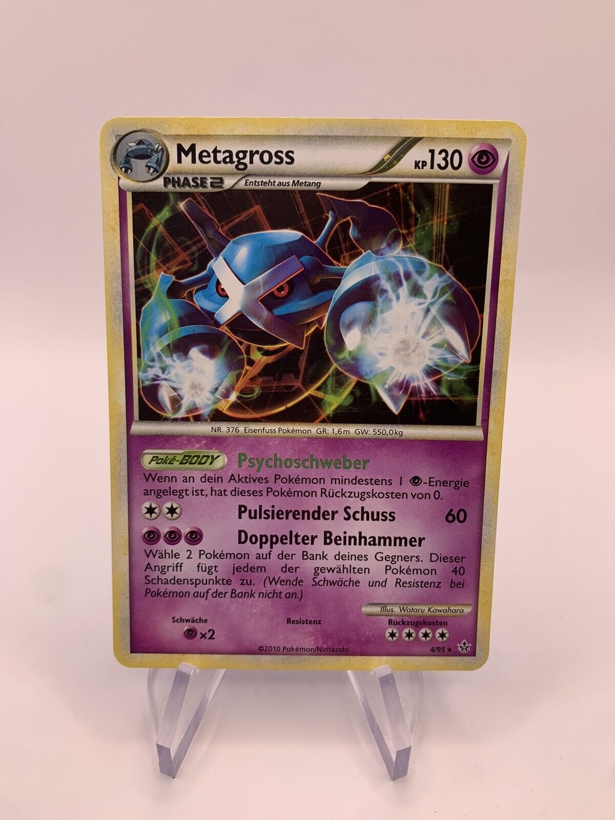 Pokemon Card Holo Metagross 495 German