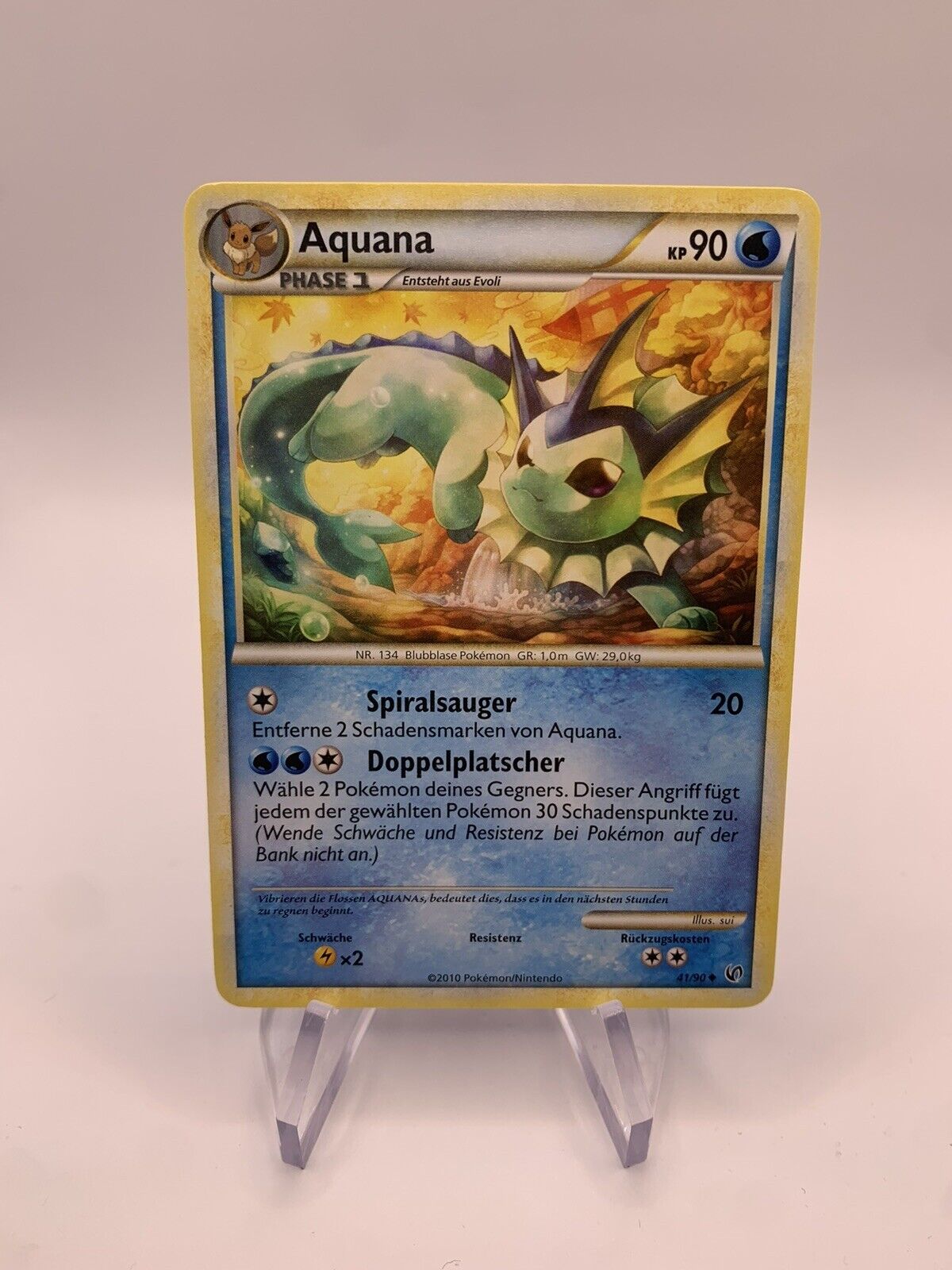 Pokemon Card Aquana 4190 German