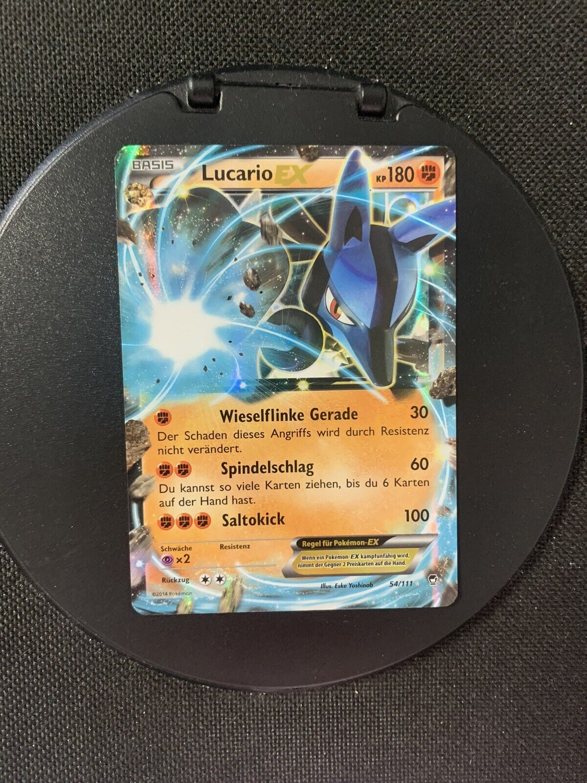 Pokemon Karte Ex Lucario 54/111 Deutsch