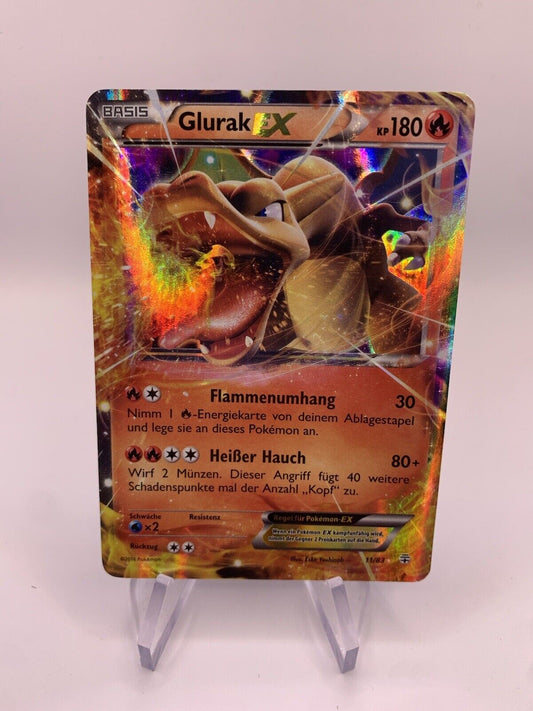 Pokemon Karte EX Glurak 11/83 Deutsch